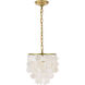 Selene 1 Light 10 inch Brass Pendant Ceiling Light