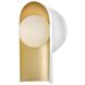 Zuri Sconce Wall Light in Satin Off-White
