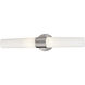 Saber 2 Light 20 inch Brushed Nickel Bath Light Wall Light in Incandescent