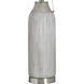 Donald 29.5 inch 100 watt Silver and Grey and White Table Lamp Portable Light