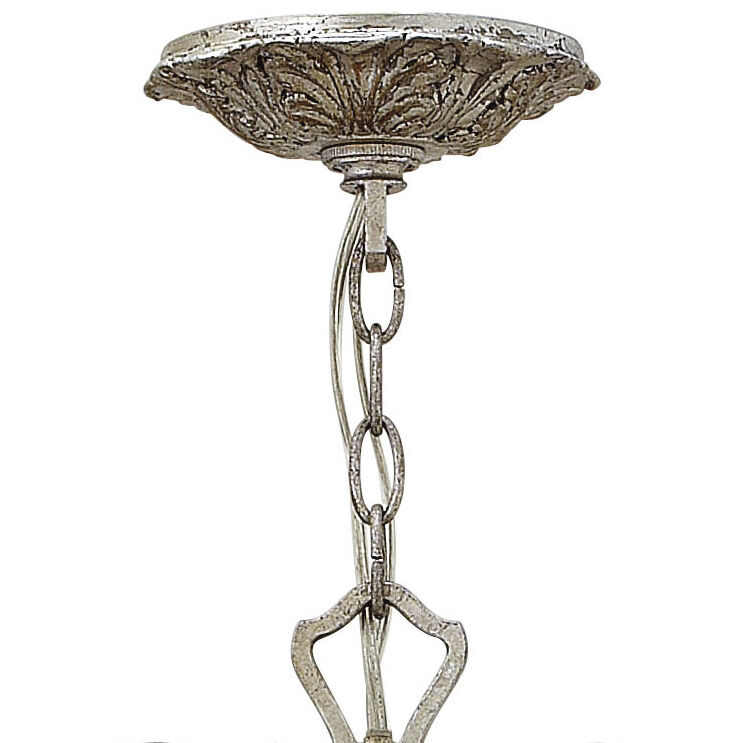 Carlton 21 Light 45 inch Silver Leaf Indoor Chandelier Ceiling Light