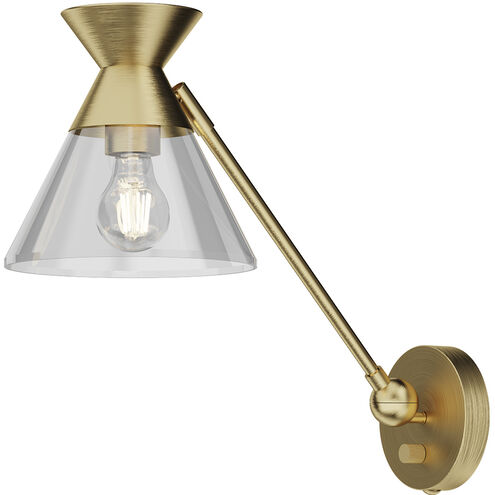 Alora Mood Mauer 1 Light 7.88 inch Brushed Gold Bath Vanity Light Wall Light