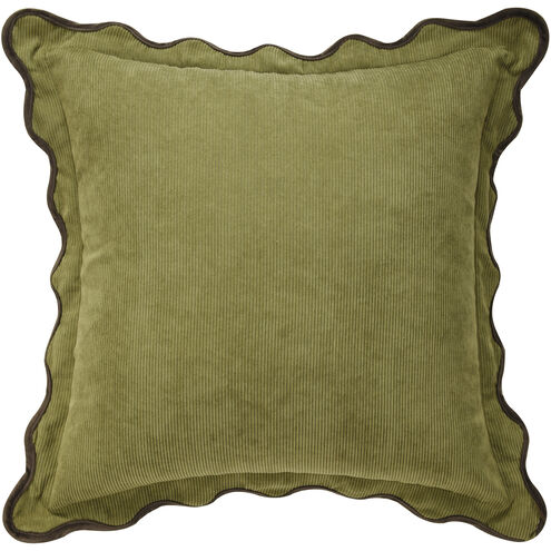 Sophie 22 X 7 inch Olive Green and Tan and Brown Pillow
