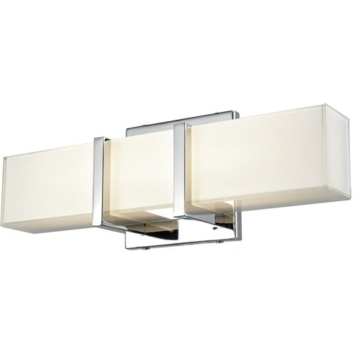 Secord LED 13.25 inch Chrome Bath Vanity Wall Light