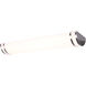 Glamour LED 24.02 inch Brushed Nickel Bath Vanity Light Wall Light