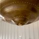 Istanbul 2 Light 26 inch Antique Brass Semi-Flush Mount Ceiling Light