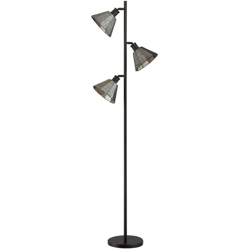 Busson 69 inch 100.00 watt Dark Brown Floor Lamp Portable Light
