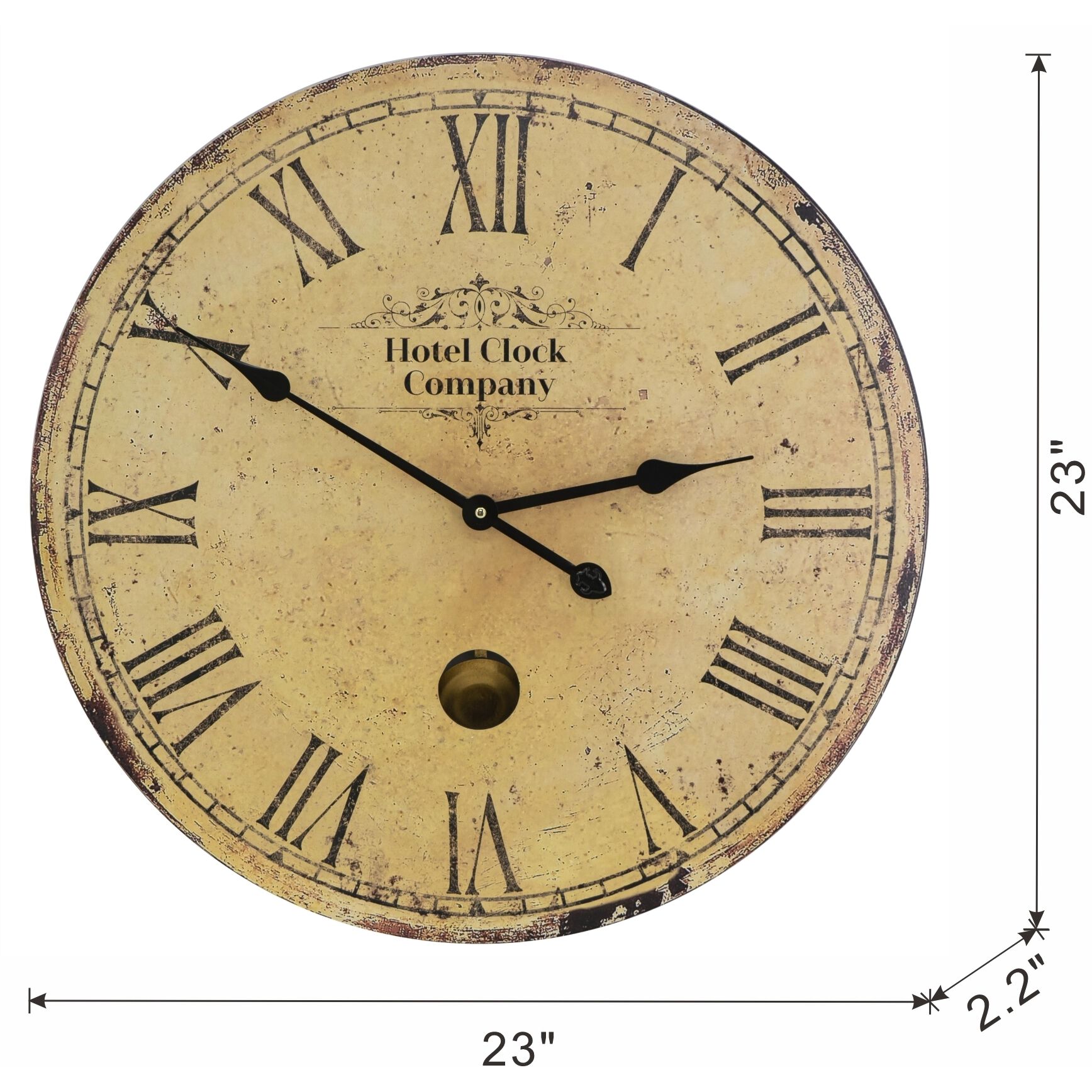 Anita 23.2 X 23.2 inch Clock