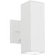 Cubix LED 9.42 inch White Outdoor Wall Light