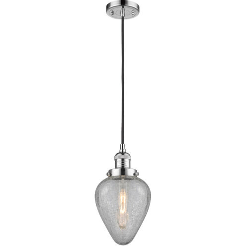 Franklin Restoration Geneseo LED 7 inch Polished Chrome Mini Pendant Ceiling Light, Franklin Restoration