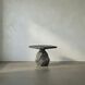Rind 36 X 31 inch Black Marble Accent Table