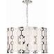 Jennings Pendant Ceiling Light in Polished Nickel