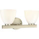 Apria 2 Light 15.75 inch Modern Gold Bathroom Vanity Light Wall Light