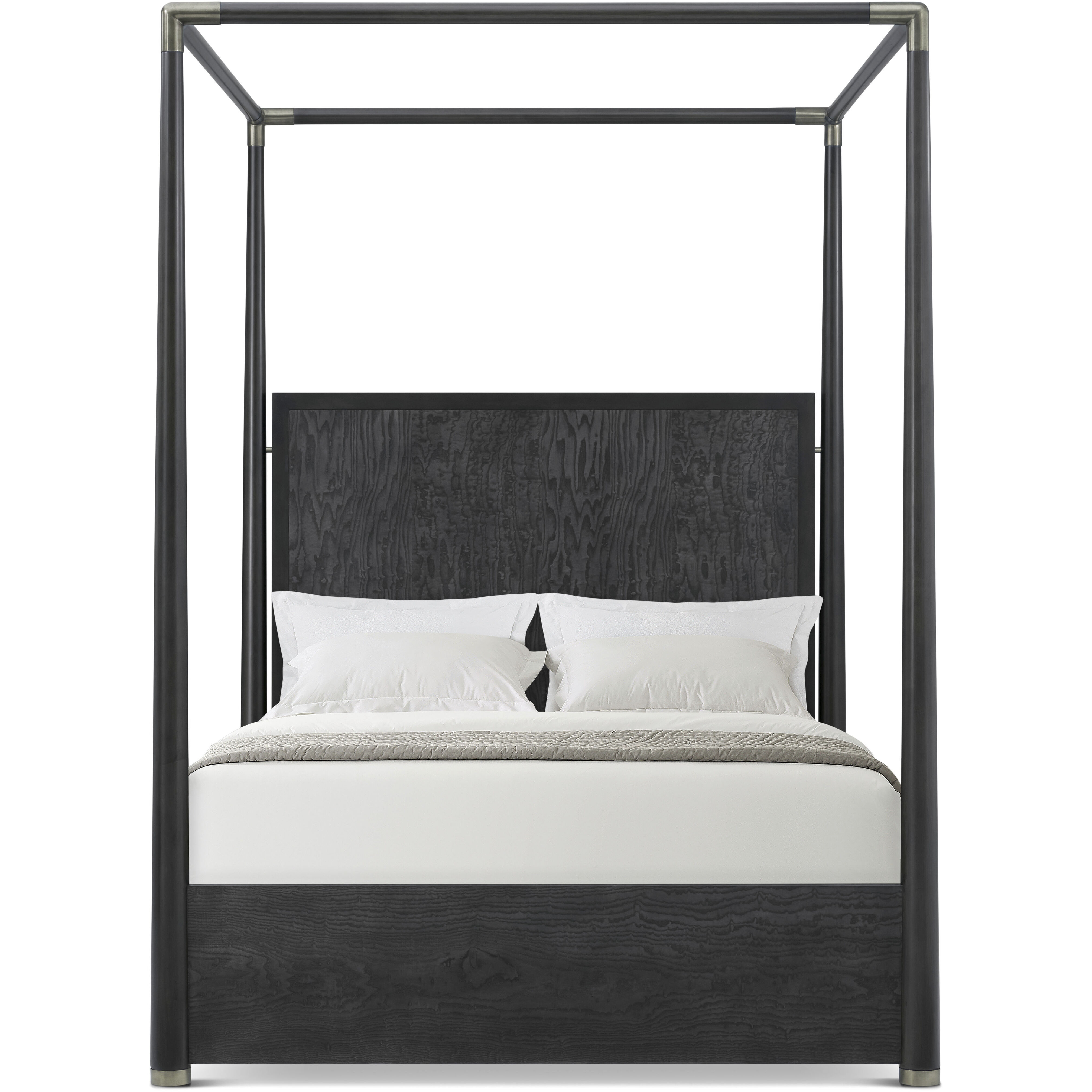 Kesden Silent Black Poster US Queen Bed, Wooden