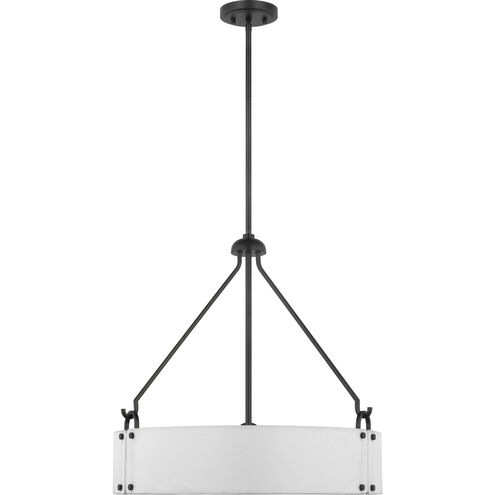 Halter 4 Light 22.63 inch Matte Black Pendant Ceiling Light