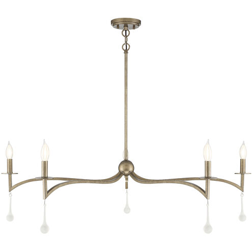 Laramie 5 Light 43 inch Chelsea Gold Chandelier Ceiling Light
