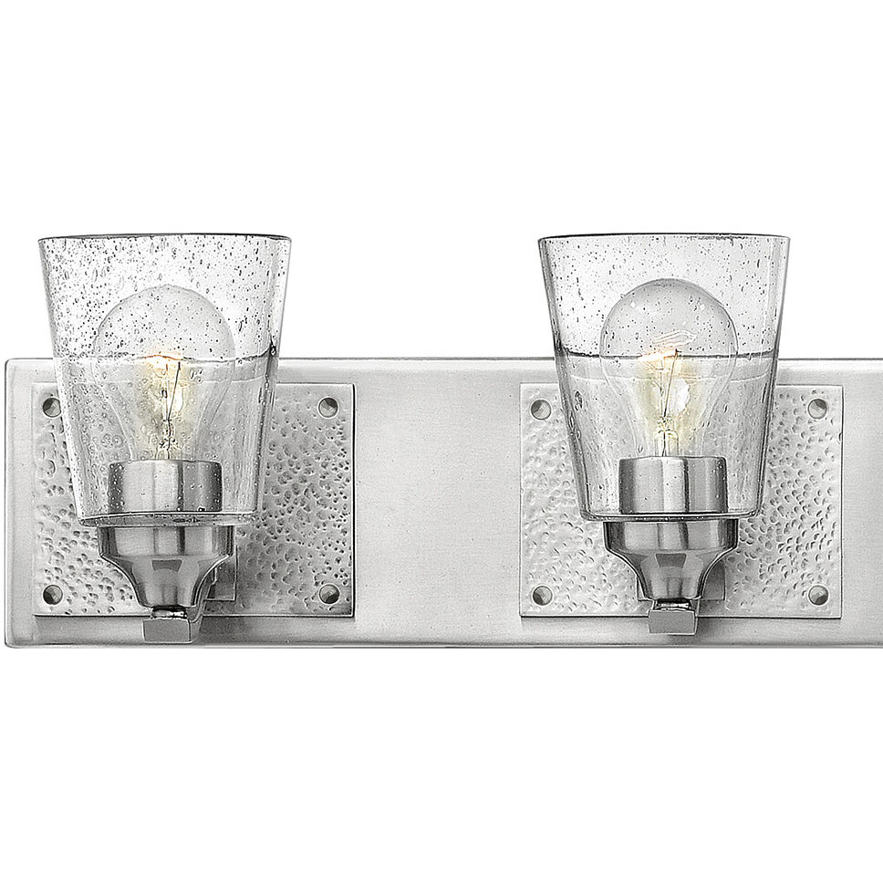 Jackson 4 Light 32.75 inch Brushed Nickel with Polished Antique Nickel Vanity Light Wall Light