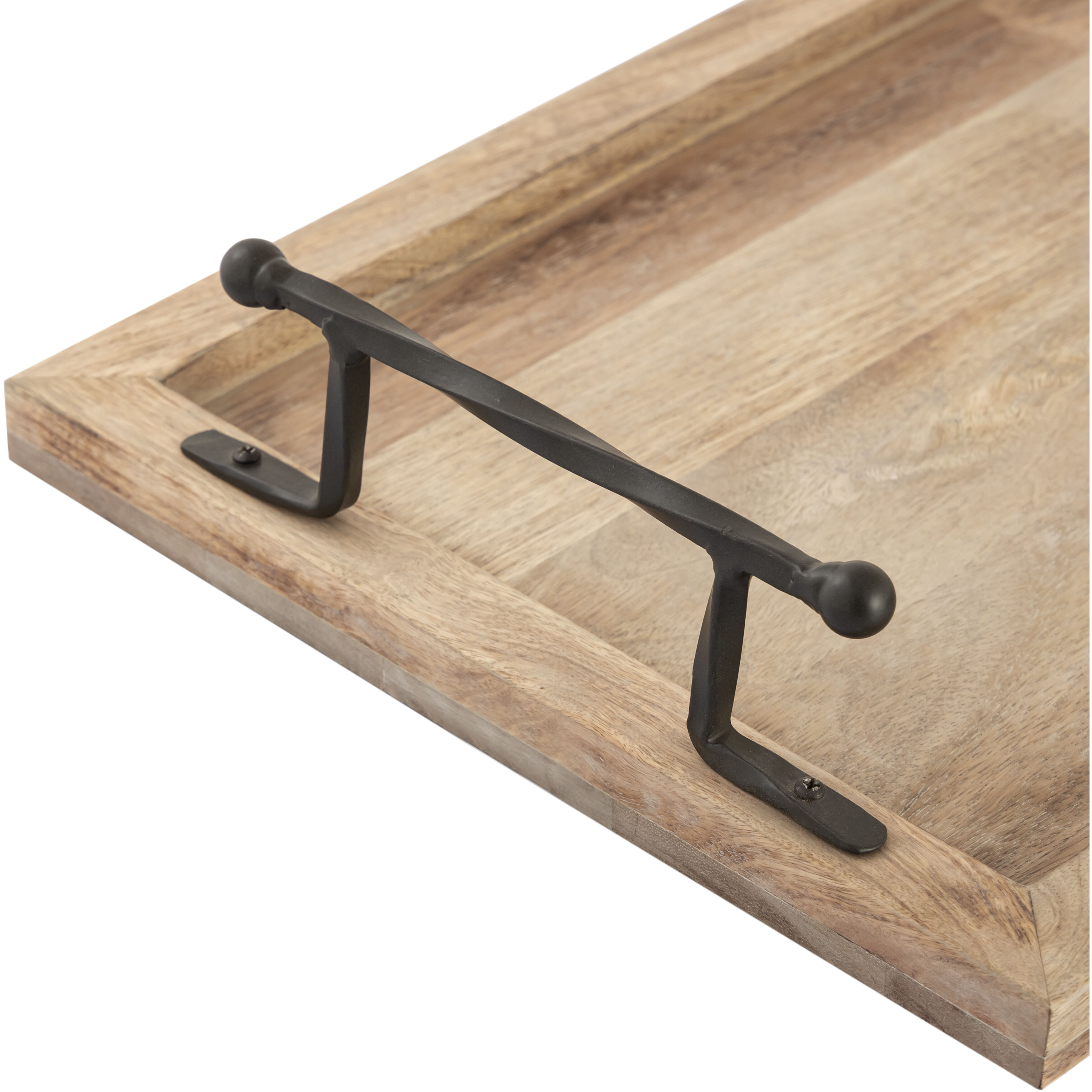 Ellwood Natural with Black Tray, Set of 2