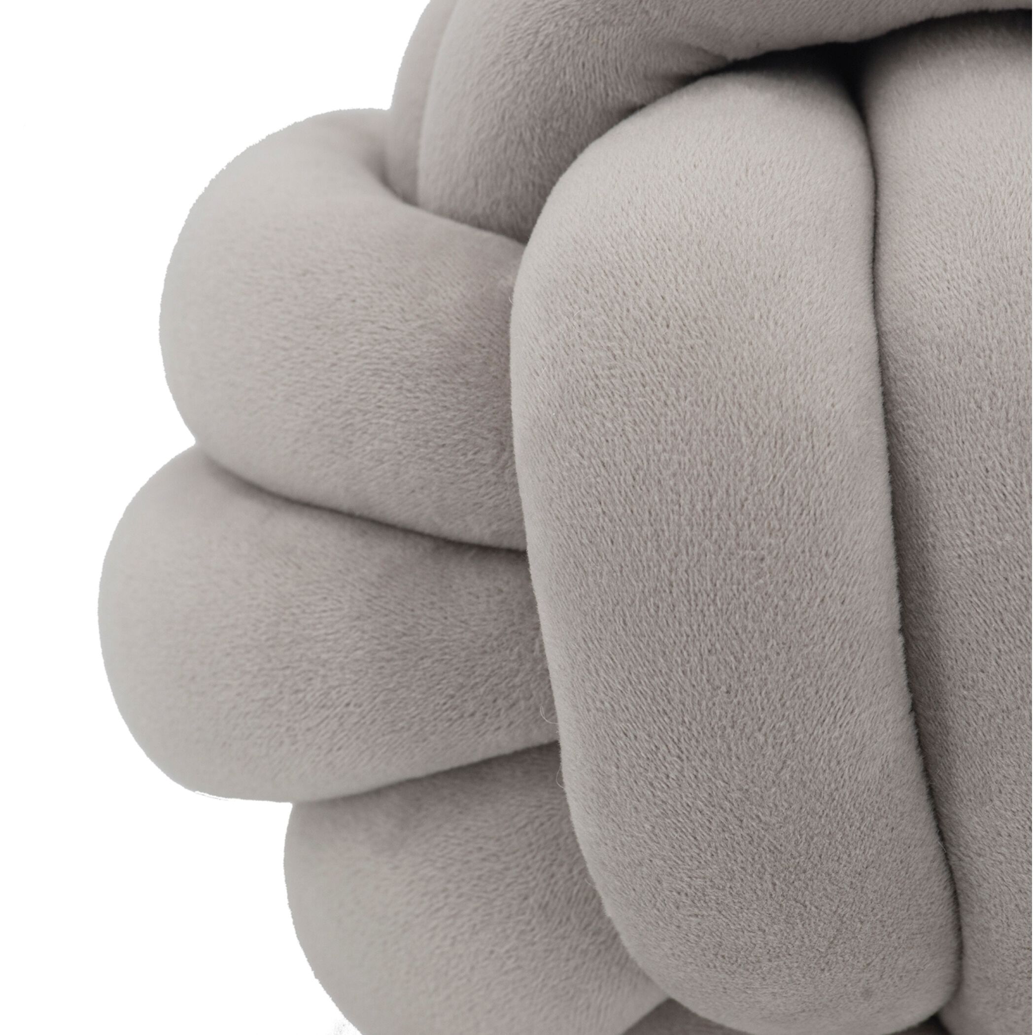 Channing Gray Velvet Knots