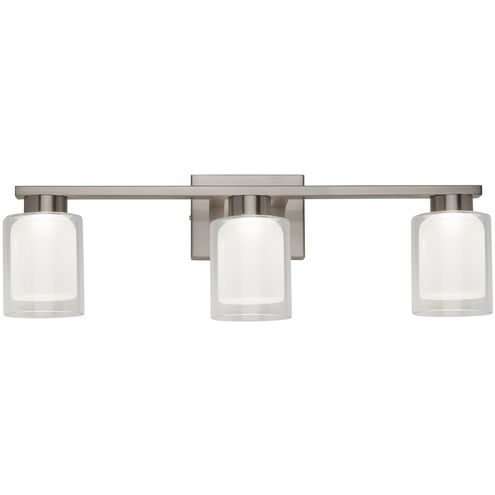 Saville LED 23.4 inch Brushed Nickel Bathroom Vanity Wall Light
