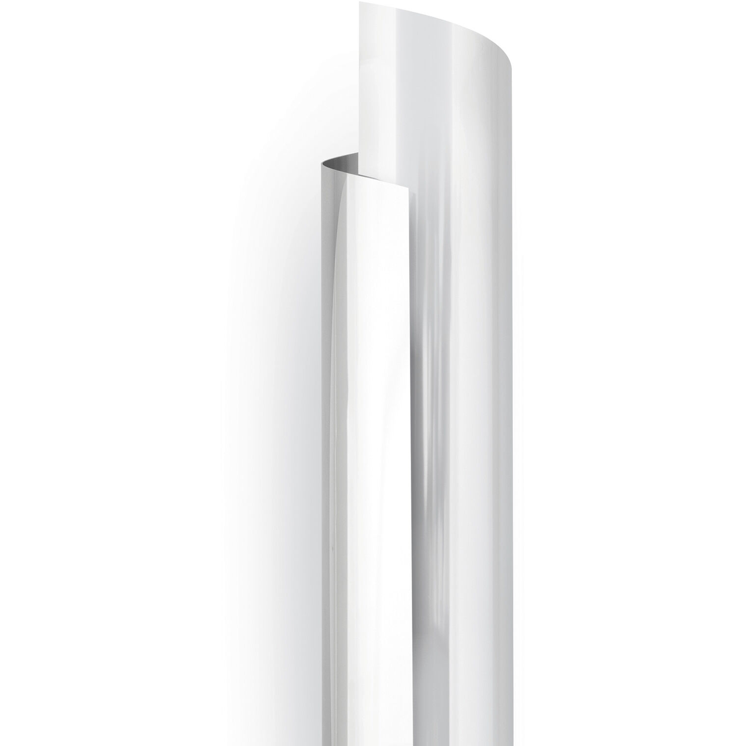 Flute 2 Light 4.75 inch Polished Nickel Wall Sconce Wall Light