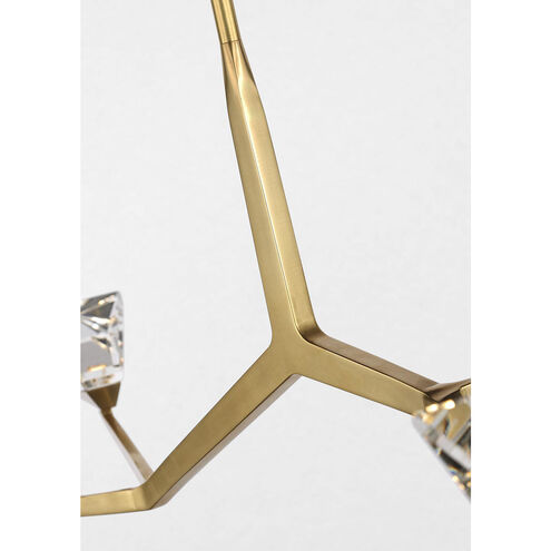 Waterford Carraig LED 52.5 inch Natural Brass Chandelier Ceiling Light