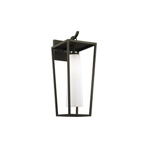 Harlequin 1 Light 23 inch Textured Black Outdoor Wall Sconce