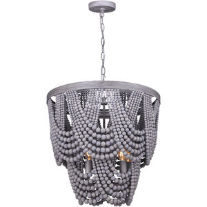 Solana 5 Light 18.5 inch Grey Chandelier Ceiling Light