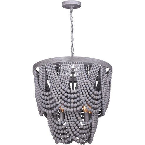 Solana 5 Light 18.5 inch Grey Chandelier Ceiling Light