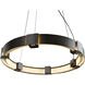 Aura 6 Light 28.9 inch Dark Smoke Pendant Ceiling Light