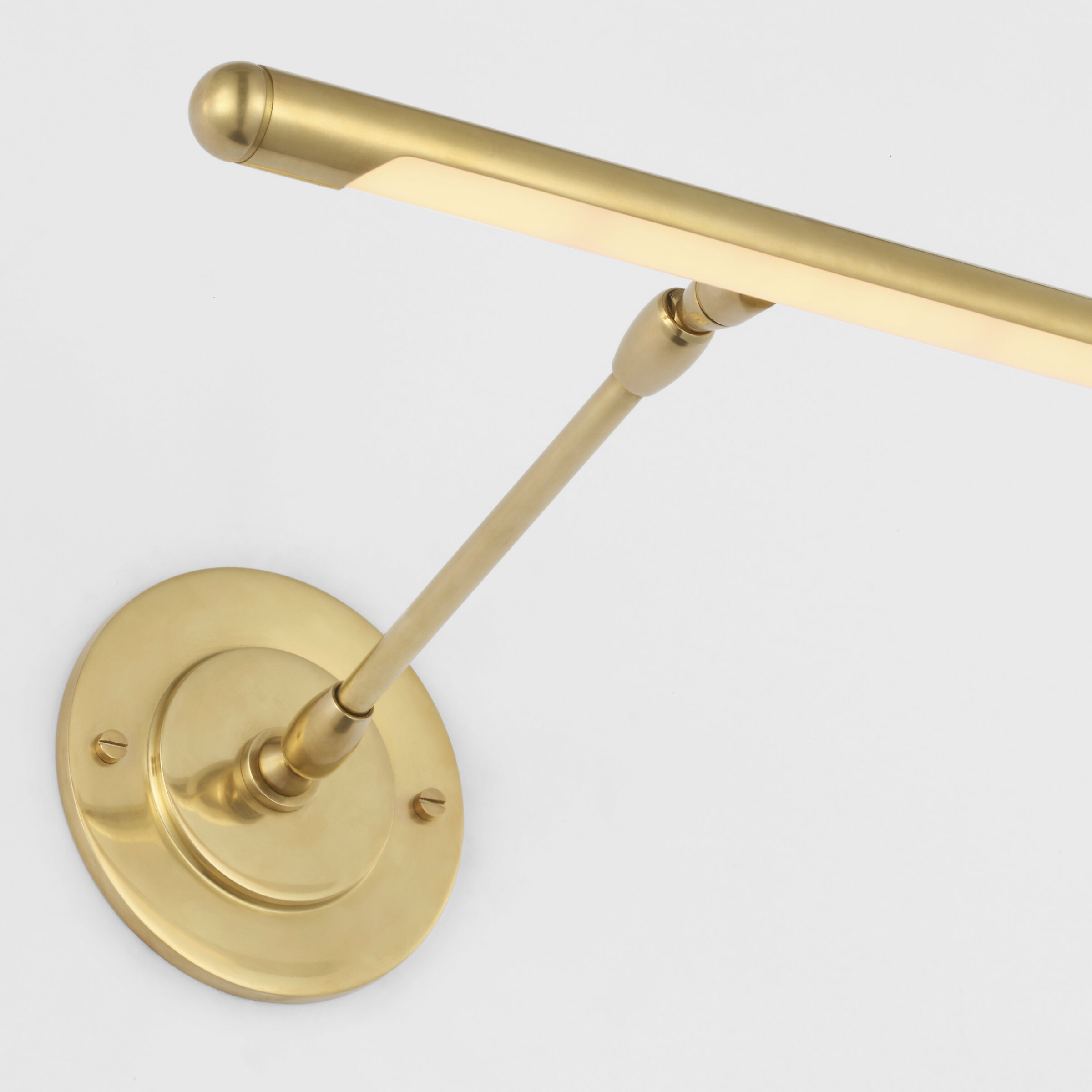 Amber Lewis Emery 10 watt 12 inch Hand-Rubbed Antique Brass Picture Light Wall Light