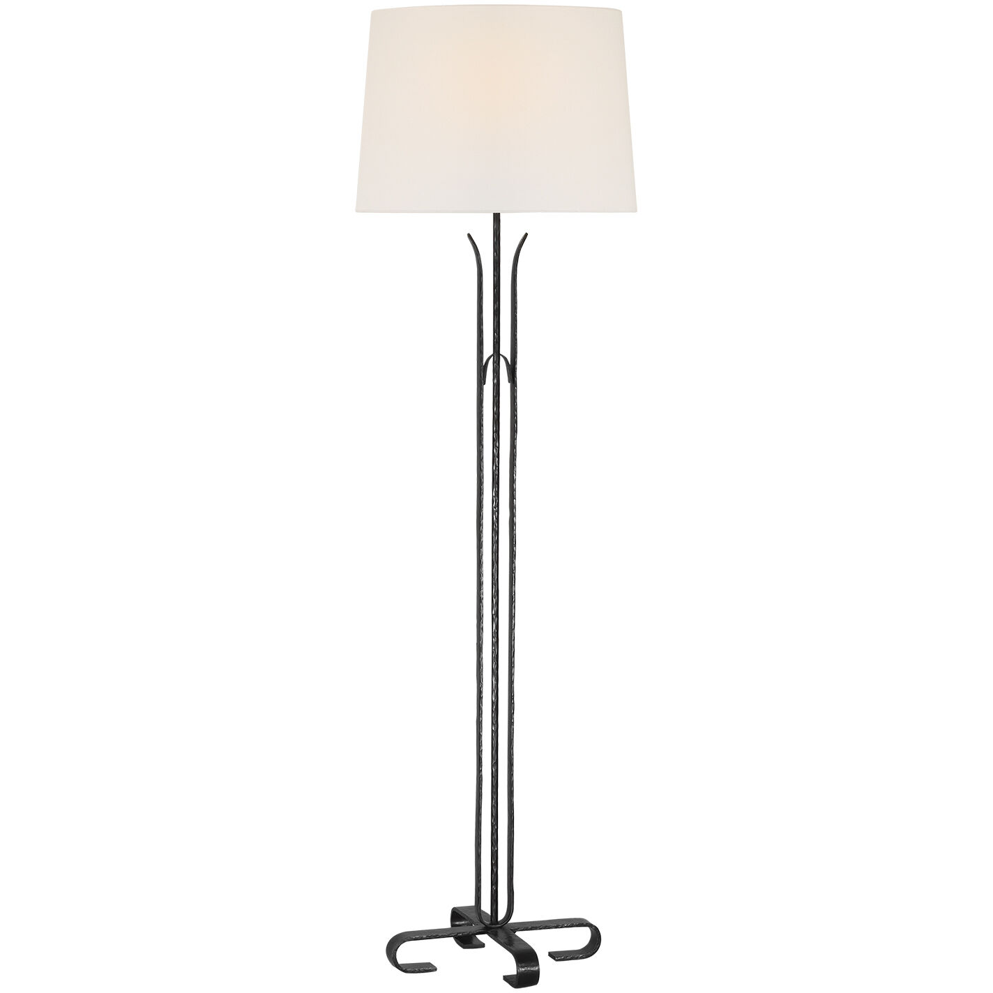 AERIN Olivette 62.75 inch 15.00 watt Aged Iron Forged Floor Lamp Portable Light