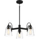Beckonridge 3 Light 22 inch Coal Chandelier Ceiling Light