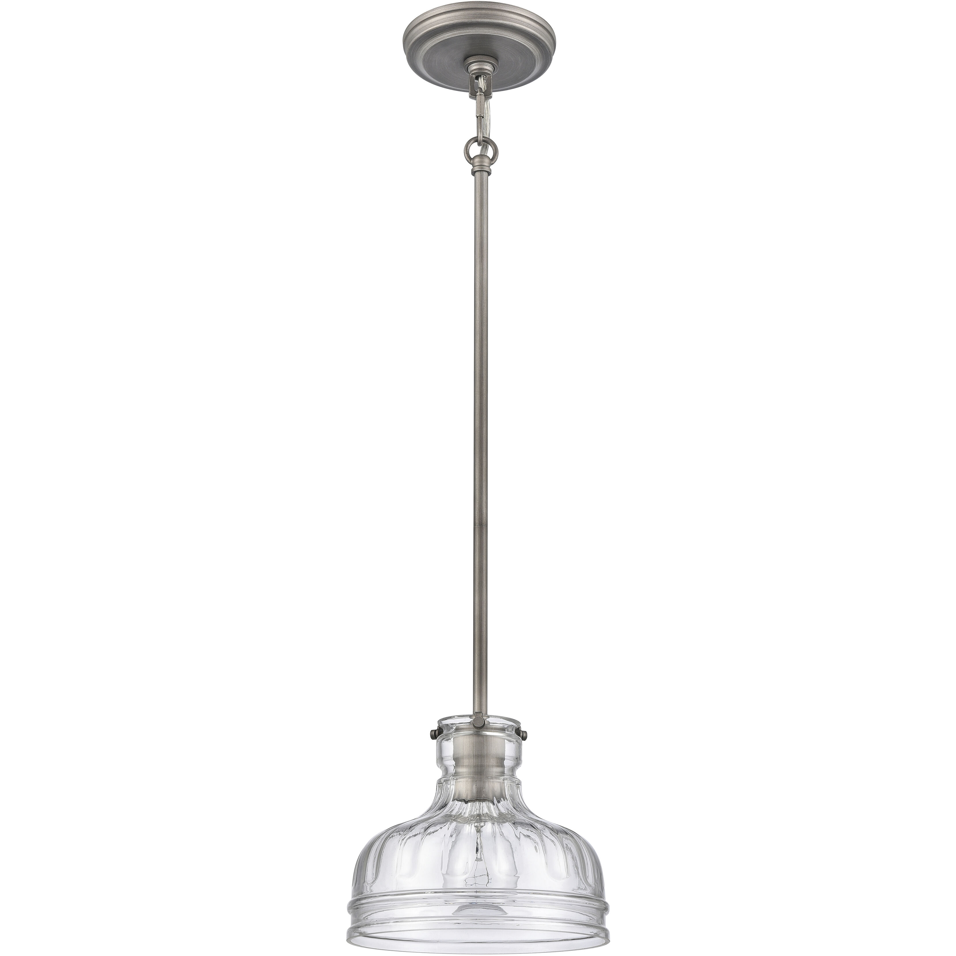 Orinoco 1 Light 8 inch Weathered Zinc Mini Pendant Ceiling Light