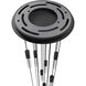 Strand LED 24 inch Black Multi Port Pendant Ceiling Light