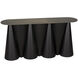 Salt and Pepper 59 X 13.5 inch Matte Black Console