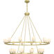 Aragon 22 Light 46.75 inch Soft Brass Chandelier Ceiling Light