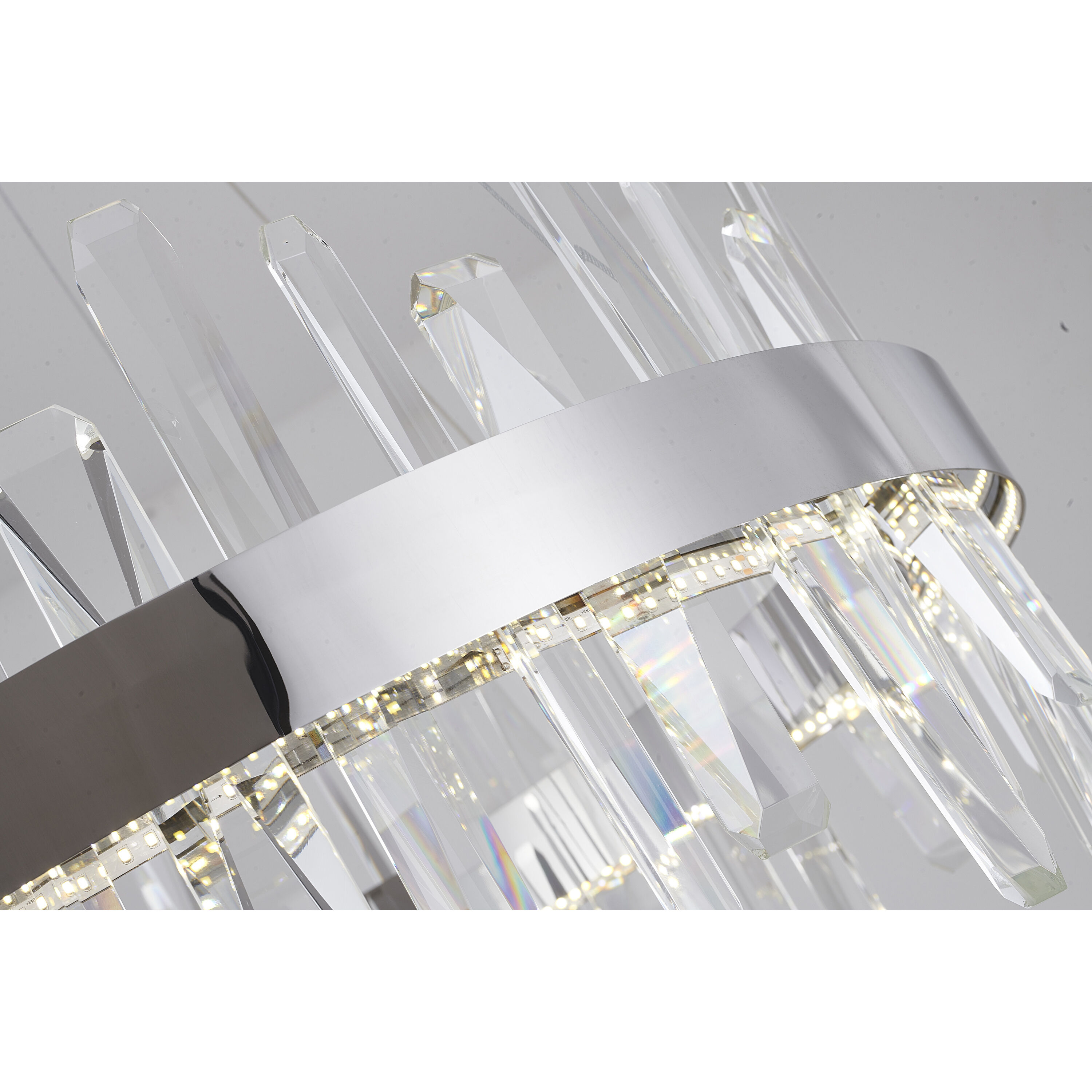 Canada LED 24 inch Chrome Chandelier Ceiling Light
