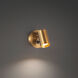 Kepler 1 Light 5 inch Aged Brass Reading Light Wall Light, dweLED