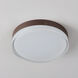 Illuminaire II LED 7 inch Bronze Flush Mount Ceiling Light