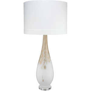 Dewdrop 35 inch 150.00 watt Gold Ombre Table Lamp Portable Light