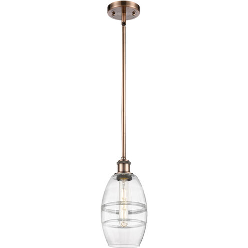 Ballston Vaz 1 Light 5.88 inch Antique Copper Stem Hung Mini Pendant Ceiling Light