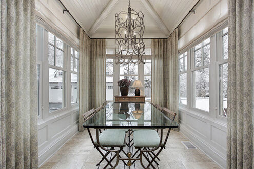 Ashbourne 6 Light 21 inch Vintage Iron Pendant Ceiling Light