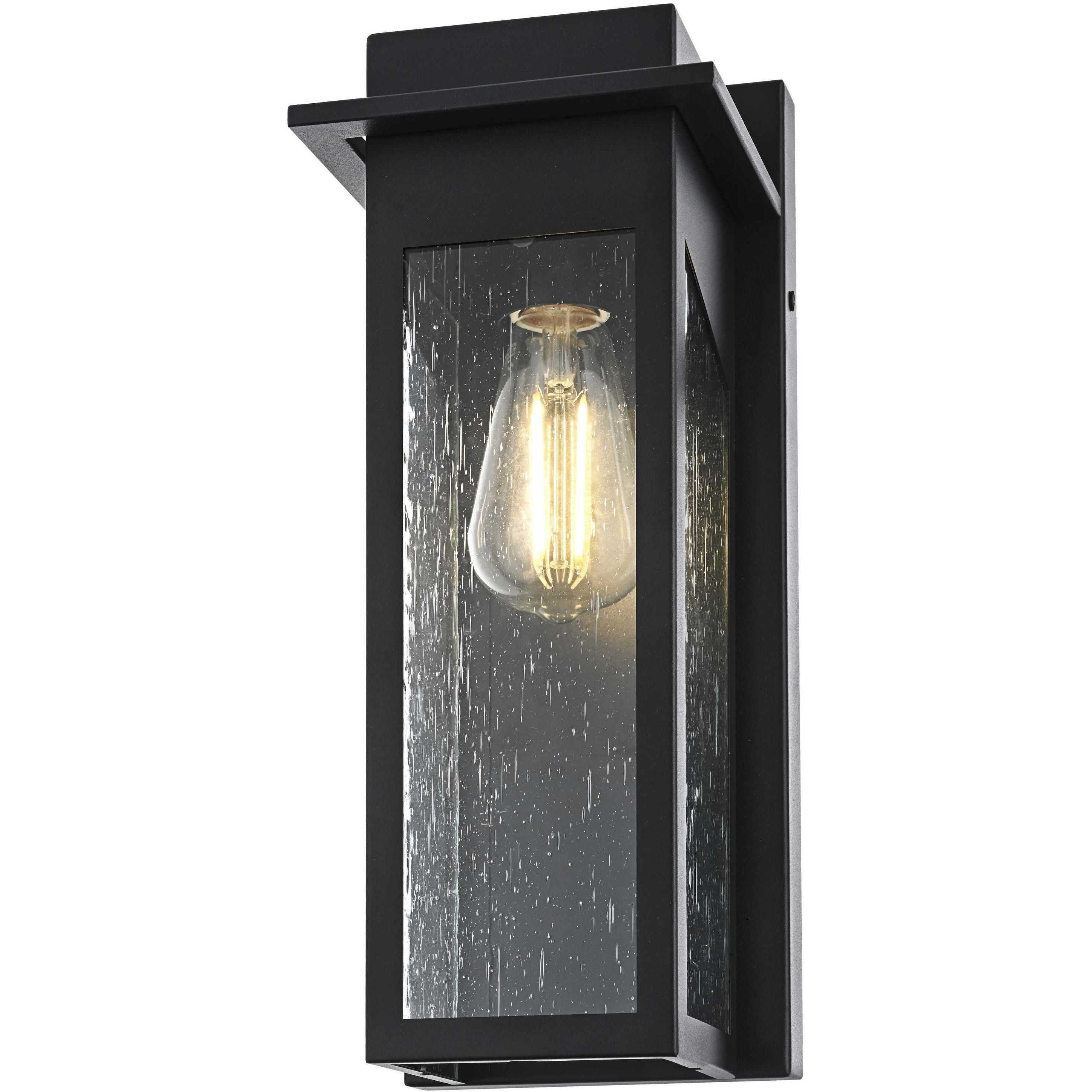 Dunton 1 Light 15 inch Black Outdoor Wall Sconce