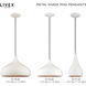 Allison 1 Light 14 inch Shiny White Mini Pendant Ceiling Light