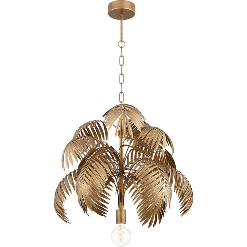 Ravello 1 Light 23 inch Antique Brass Pendant Ceiling Light