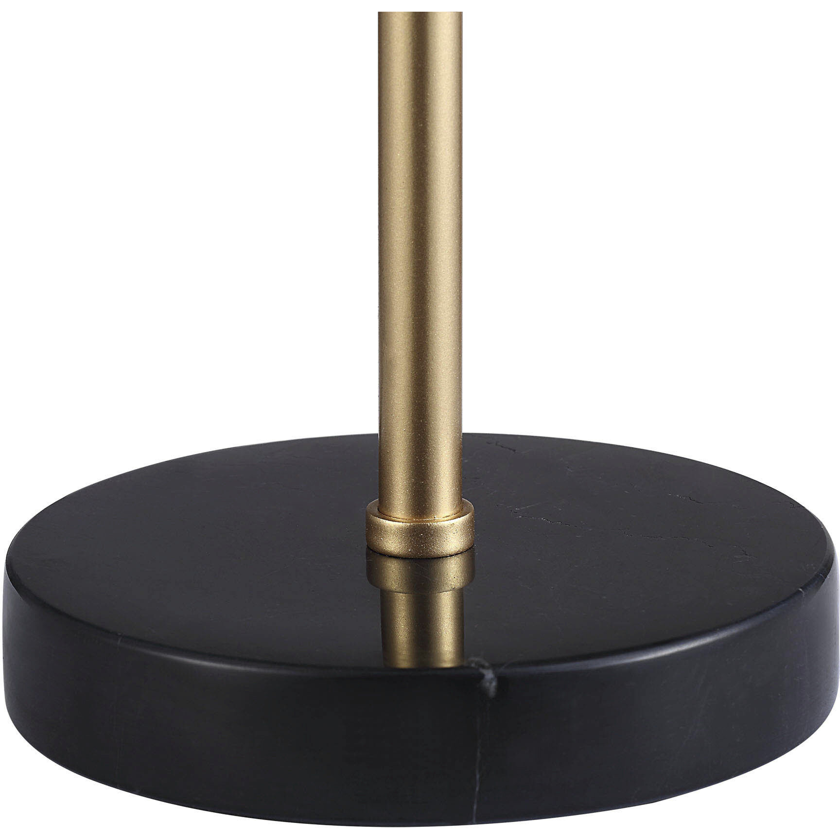 Gillian 17 inch 100 watt Gold and Black Table Lamp Portable Light