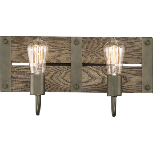 Winchester 2 Light 16 inch Bronze Vanity Light Wall Light