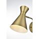 Halycon 1 Light 6 inch Satin Gold Bath Sconce Wall Light