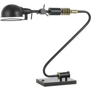 Signature 21 inch 60 watt Dark Bronze Desk Lamp Portable Light